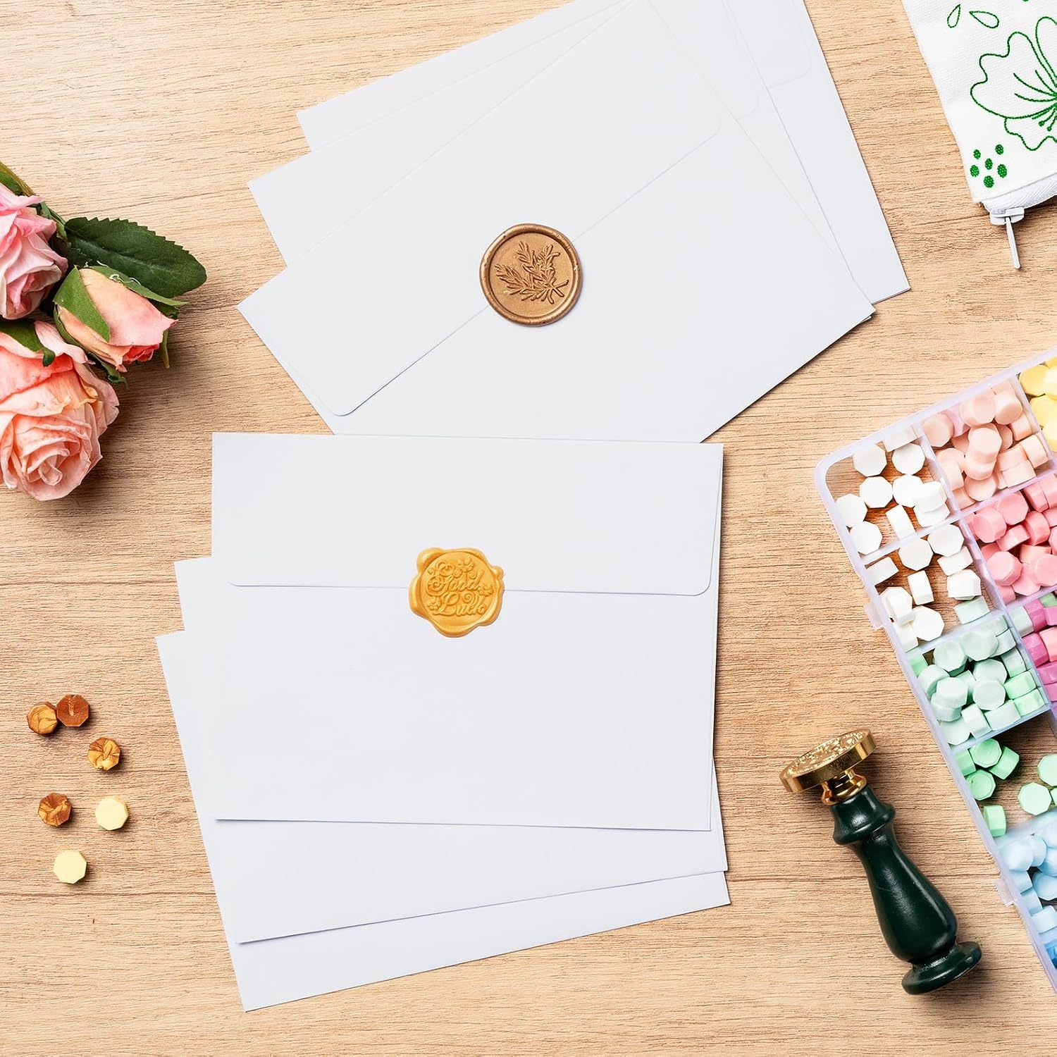 image:imageOhuhu A7 Printable White 5x7 Envelopes 250 Pack Bulk A7 525 x 725 Inches SelfSeal Envelopes for 5x7 Cards Christmas Cards Wedding Invitations Photos Graduation Baby ShowerA2