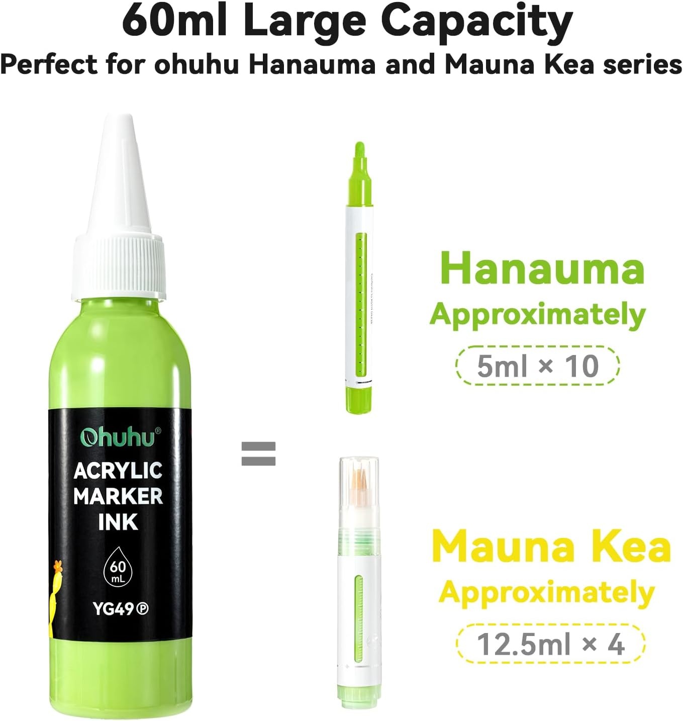 image:imageOhuhu Acrylic Marker Ink Refill for Mauna Kea amp Hanauma SeriesYG44