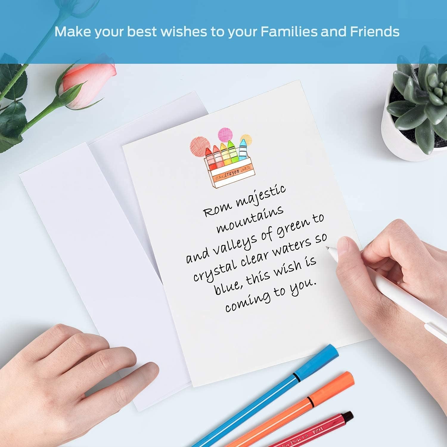 image:imageOhuhu Blank White Cards and Envelopes 200 Pack 425 x 55 Heavyweight Folded Cardstock and A2 Envelopes for DIY Greeting Cards Wedding Birthday Invitations Baby Shower Thank You Cards and MoreA6 4x6