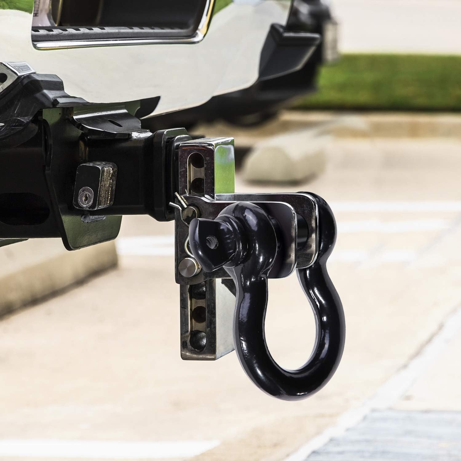 image:imageOhuhu D Ring Shackles 34 2 Pack D Shackle Rugged 20 Ton 44000 lbs Maximum Break Strength 475 Ton 9500 Lbs CapacityAlloy Steel