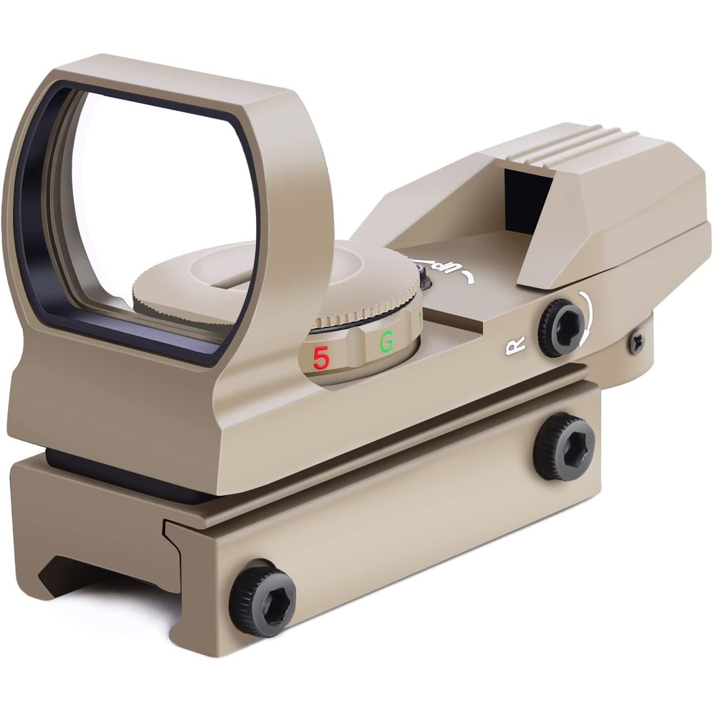 image:imageOhuhu Red Green Dot Gun Sight Scope Reflex Sight with 4 Reticles