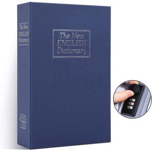 Book Safe Combination Lock Dictionary: Ohuhu Diversion Secret Safe Portable Money Safe Lock Box Great for Money Jewelry and Passport