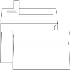 Ohuhu A7 Printable White 5×7 Envelopes 250 Pack – Bulk A7 5.25 x 7.25 Inches Self-Seal Envelopes for 5×7 Cards Christmas Cards Wedding Invitations, Photos, Graduation, Baby Shower(A7)