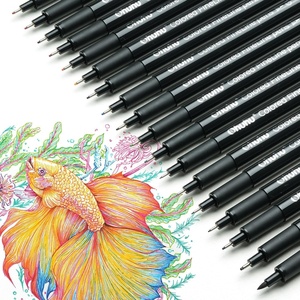 Ohuhu Colored Fineliner Pens 18 Pack Markers 60 Colors