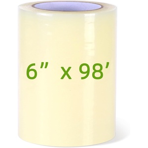 Ohuhu Greenhouse Repair Tape 6″ x 98′ – 6.3 mil Reinforced Clear Plastic Film for Green House Sheeting, Polyethylene PE Cover Repair(6″ x 98′)