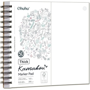 Ohuhu Markers +Bleedproof Marker Pad 8.3″x8.3″