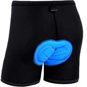 Ohuhu Padded Bike Shorts for Mens 3D Padded Cycling Bicycle Underwear Black