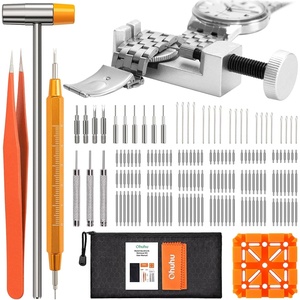 Watch Link Removal Kit, Ohuhu Upgraded 166PCS in 1 Watch Repair Kit Watch Band Tool kit Watch Pin Removal Tool Spring Bar Tool Watch Link Remover Strap Tool with 126PCS Link Pins Fathers Day Gift