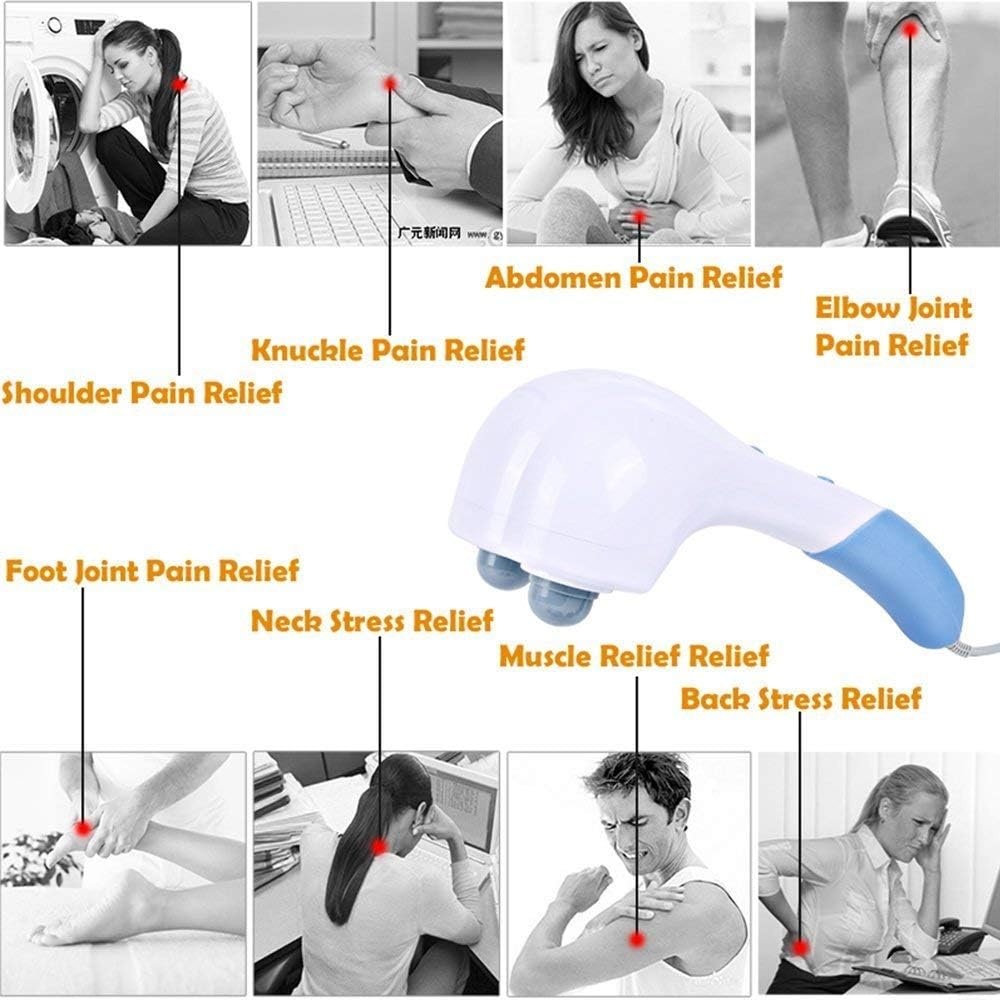image:imageElectric Back Massager of Ohuhu Handheld Massagers Double Head Deep Tissue Percussion Massages for Full Body Massage for Neck Shoulder Head Foot Leg Fathers Mothers Day Gift Ideal for Parents
