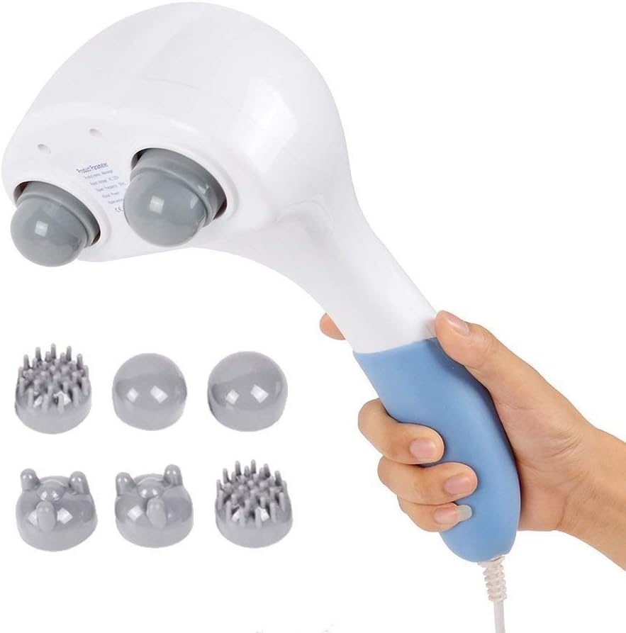 image:imageElectric Back Massager of Ohuhu Handheld Massagers Double Head Deep Tissue Percussion Massages for Full Body Massage for Neck Shoulder Head Foot Leg Fathers Mothers Day Gift Ideal for Parents