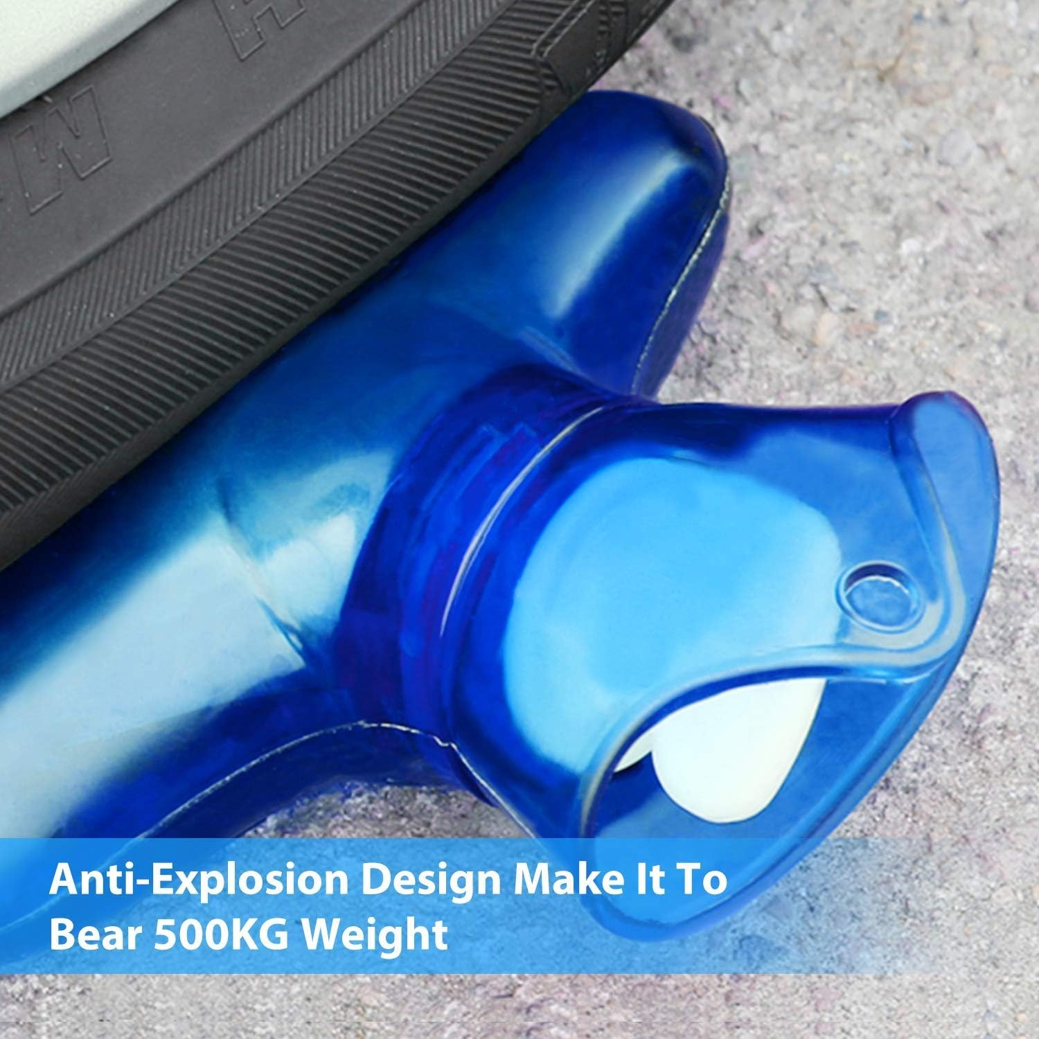 image:imageHot Water Bottle Ohuhu 2L Classic Premium Transparent Hot or Cold Water Bag for Pain Relief Hot Pack Therapy 2000ml 68oz Blue Home and Outdoor