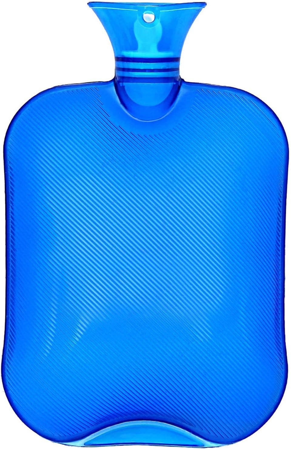 image:imageHot Water Bottle Ohuhu 2L Classic Premium Transparent Hot or Cold Water Bag for Pain Relief Hot Pack Therapy 2000ml 68oz Blue Home and Outdoor