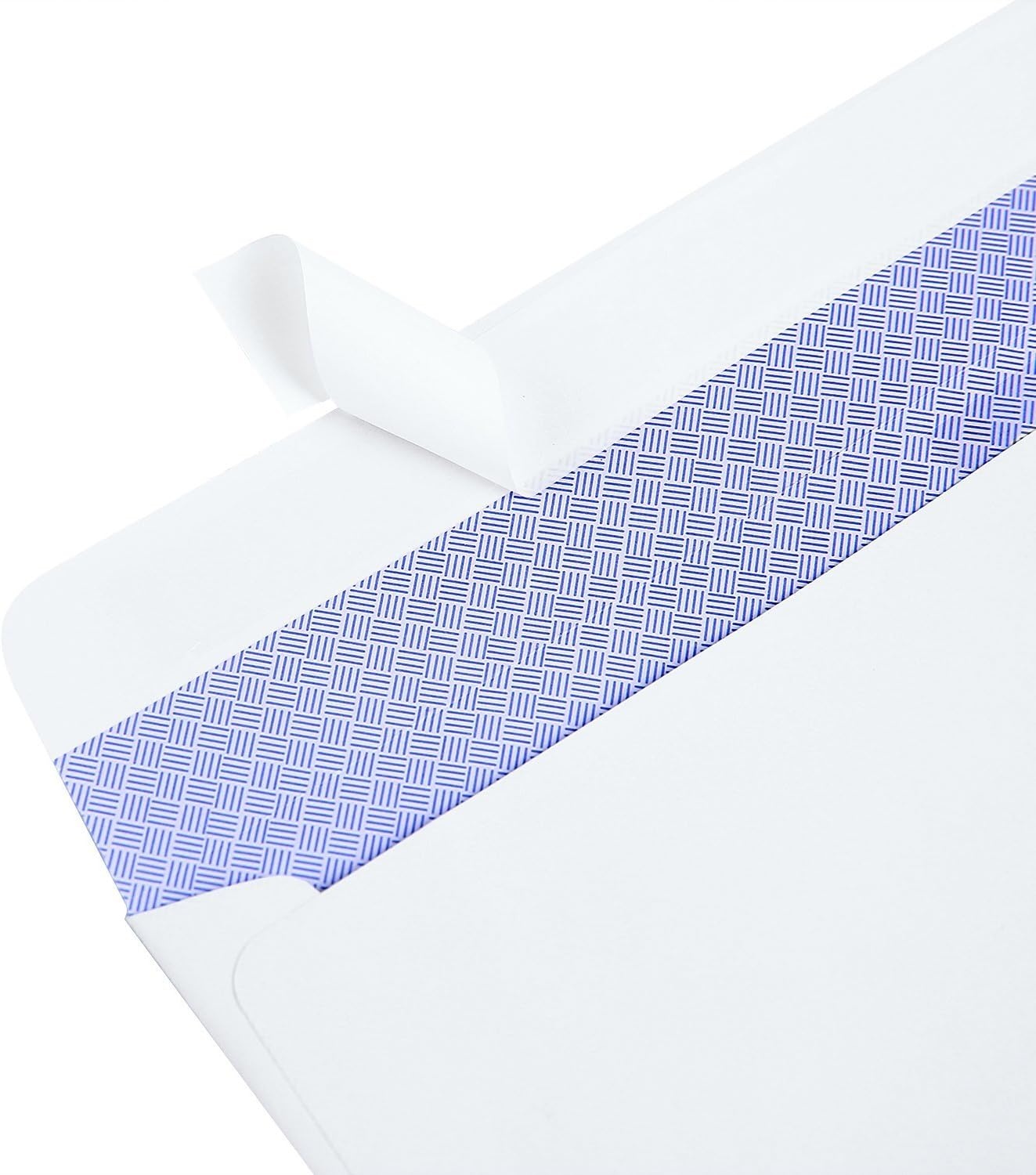image:imageOhuhu 50010 Envelopes SELF SEAL Business Envelope Windowless Design Security Tint Pattern for Secure Mailing Invoices Statements amp Legal Document 418 x 912 Inches10