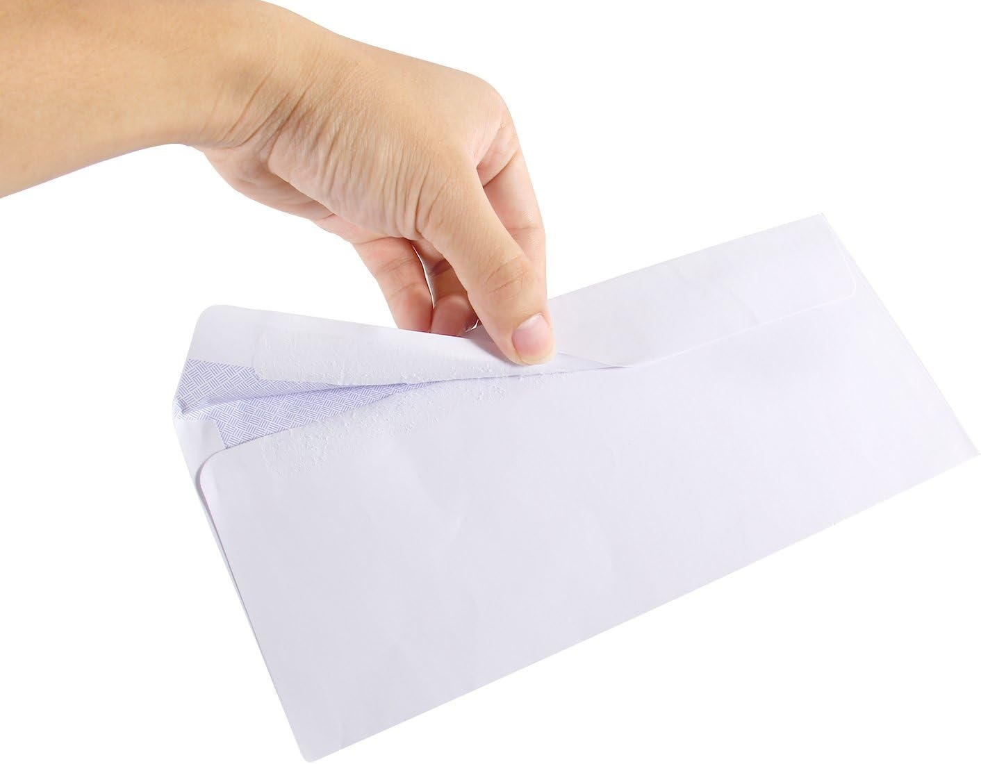 image:imageOhuhu 50010 Envelopes SELF SEAL Business Envelope Windowless Design Security Tint Pattern for Secure Mailing Invoices Statements amp Legal Document 418 x 912 Inches10