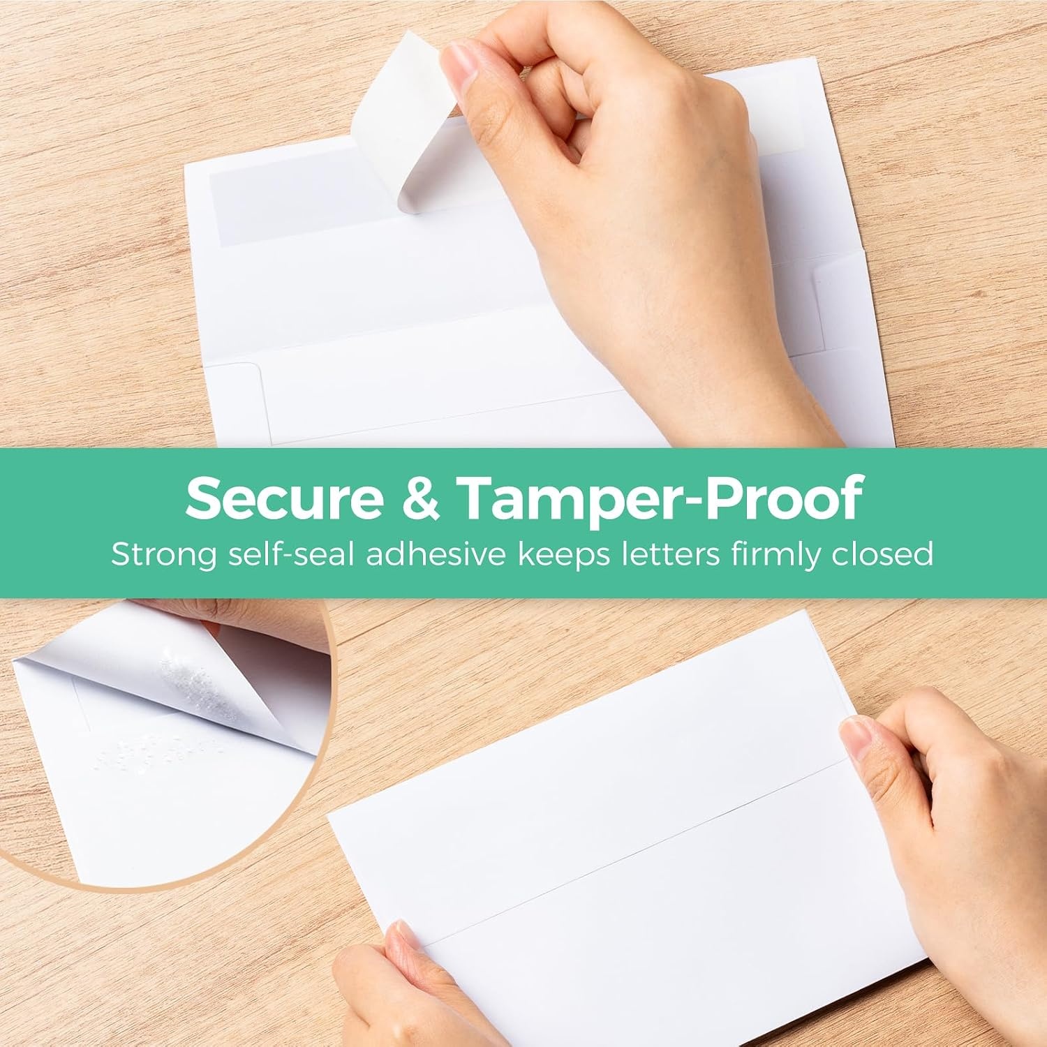 image:imageOhuhu A2 Printable White Envelopes 500 Pack Bulk A2 438 x 534 SelfSeal Envelopes for 425x55 Cards RSVP Christmas Cards Wedding Invitations Photo Baby ShowerA7