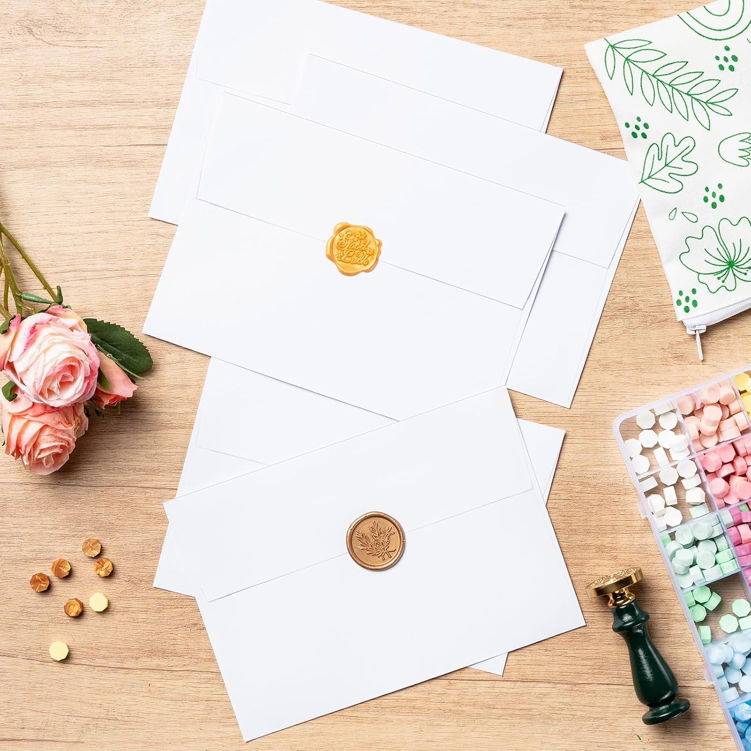 image:imageOhuhu A2 Printable White Envelopes 500 Pack Bulk A2 438 x 534 SelfSeal Envelopes for 425x55 Cards RSVP Christmas Cards Wedding Invitations Photo Baby ShowerA7