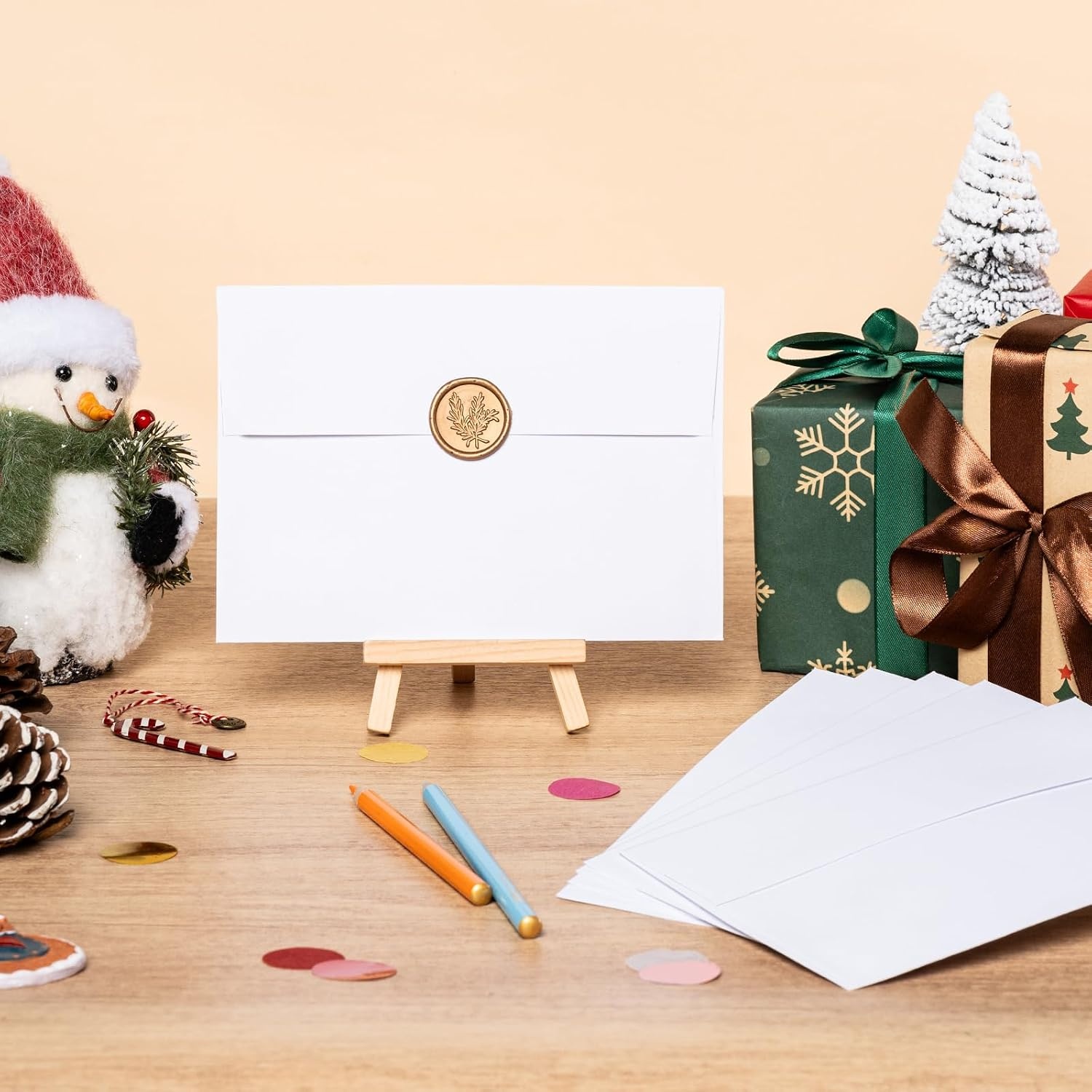image:imageOhuhu A2 Printable White Envelopes 500 Pack Bulk A2 438 x 534 SelfSeal Envelopes for 425x55 Cards RSVP Christmas Cards Wedding Invitations Photo Baby ShowerA7