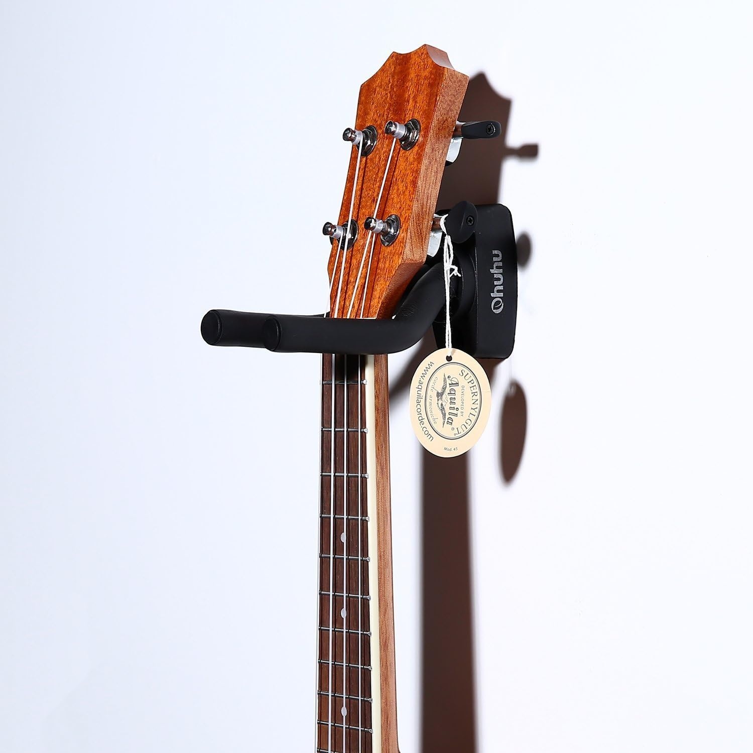 image:imageOhuhu Guitar Hanger 2Pack Hook Wall Mount Guitar Stand Keeper Holder For Acoustic Electric Guitars
