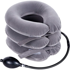 Ohuhu Neck Cervical Traction Collar Device for Neck and Back Grey (Grey)