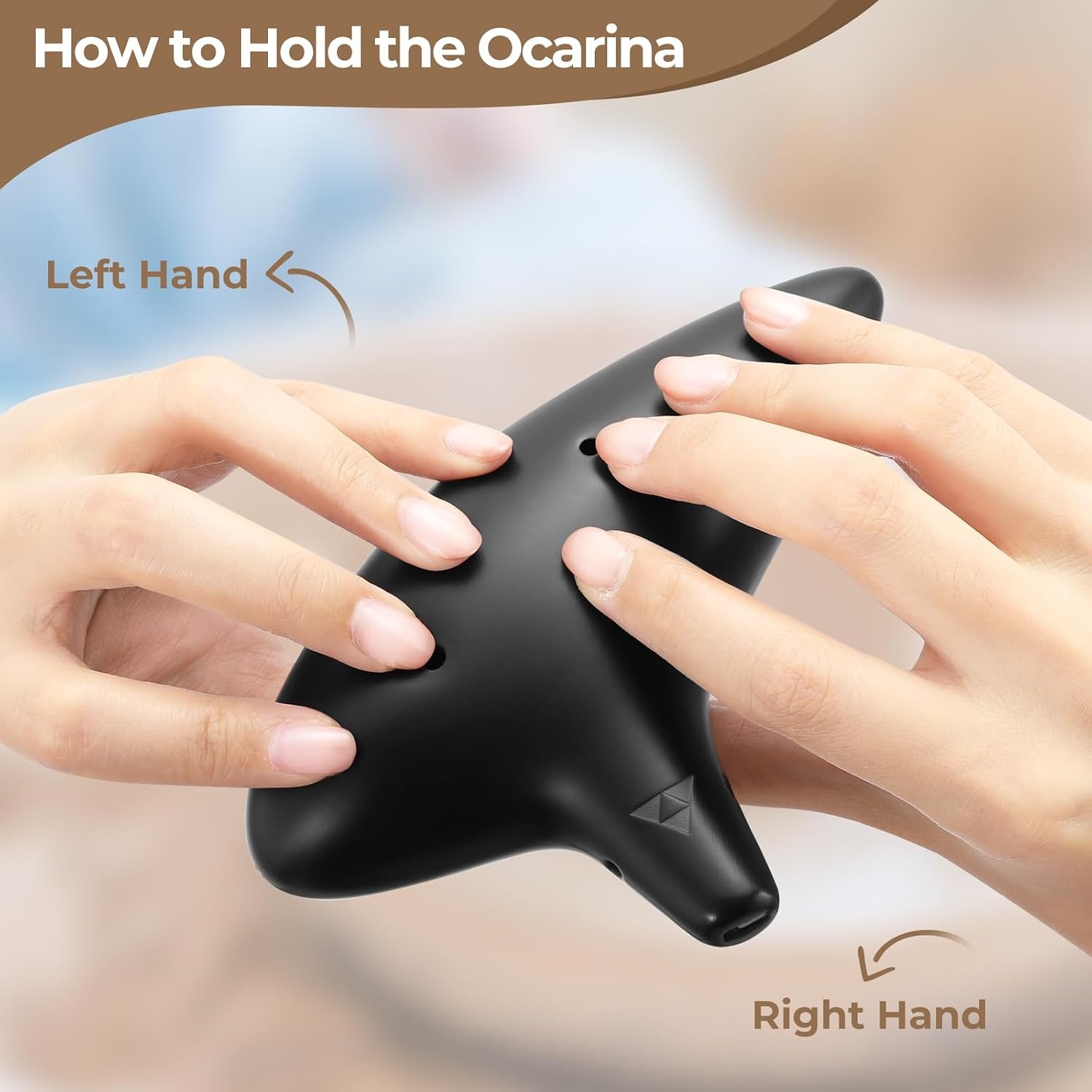 image:imageOhuhu Zelda Ocarina with Song Book Yellow Amber amp Black